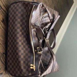 Louis Vuitton Eloe 50 Damien Rolling luggage Weekender Bag